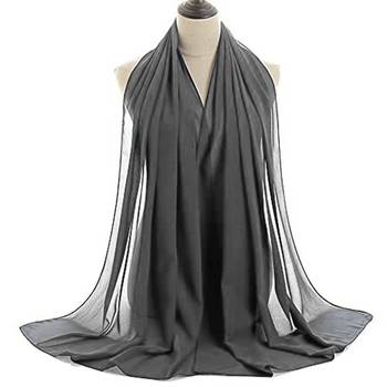 Grey embroidered georgette islamic kaftans With Sun-proof hijab 5