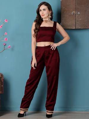 Ethnovog ready to wear wine rangoli indowestern set with jacket 3