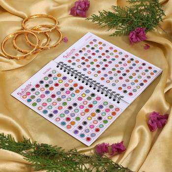 Assorted color bindi book for women & girls- total pieces- 576 1