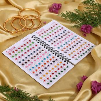 Assorted color bindi book for women & girls- total pieces- 576 1