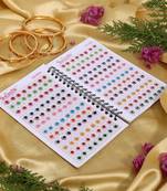 Assorted color bindi book for women & girls- total pieces- 576