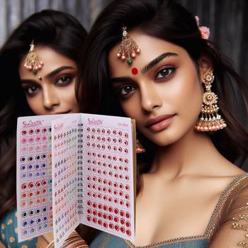 Assorted color bindi book for women & girls- total pieces- 576 3