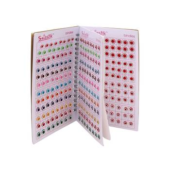 Assorted color bindi book for women & girls- total pieces- 576 2
