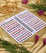 Assorted color bindi book for women & girls- total pieces- 576