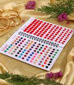 Assorted color plain bindi book for women & girls- total pieces- 576