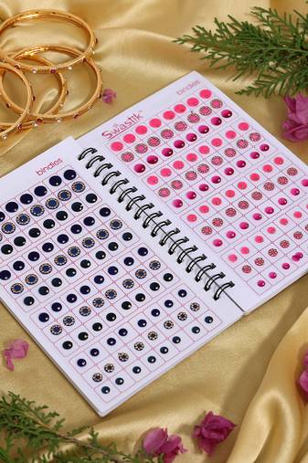 Assorted color bindi book for women & girls- total pieces- 960