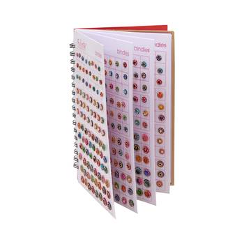 Assorted color bindi book for women & girls- total pieces- 480 2