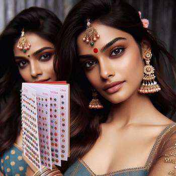 Assorted color bindi book for women & girls- total pieces- 480 3
