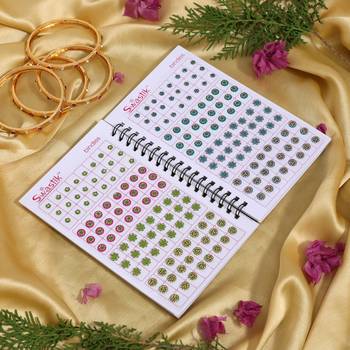Assorted color bindi book for women & girls- total pieces- 960 1