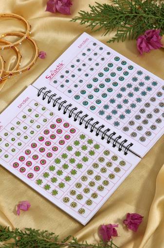 Assorted color bindi book for women & girls- total pieces- 960