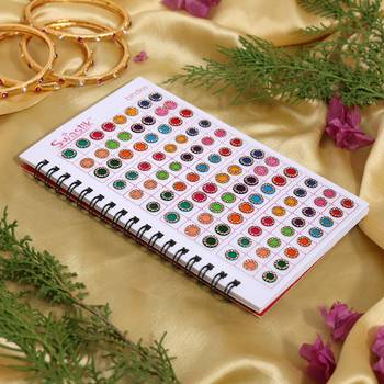 Assorted color bindi book for women & girls- total pieces- 576 1