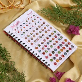 Assorted color bindi book for women & girls- total pieces- 480 1