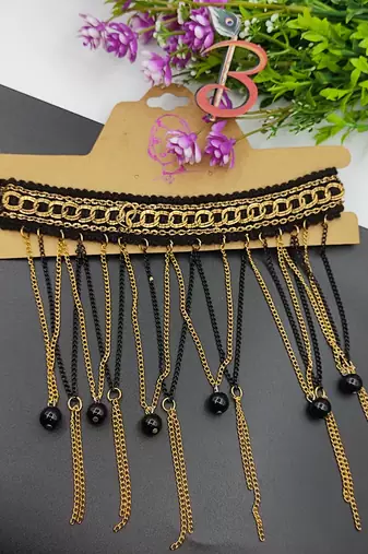 Black Clakar Necklace Set