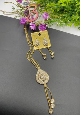 White Drop Necklacer Set 1