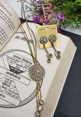 White Round Necklacer Set 2
