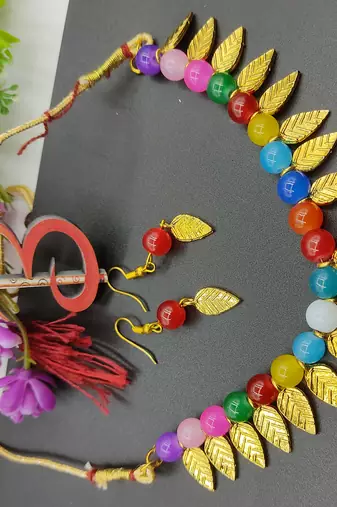 Multi Colour Liet Necklacer Set