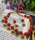 Red Designer Necklacer Set