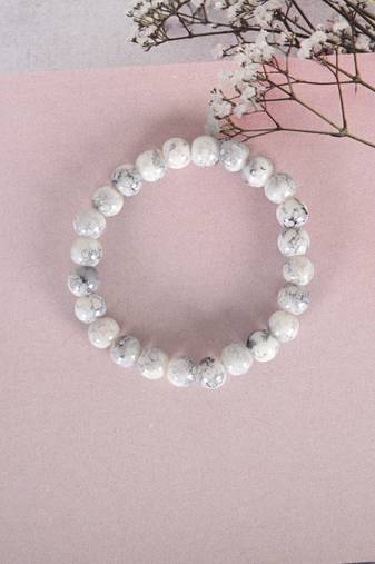 Unisex marbel elasticated bracelet