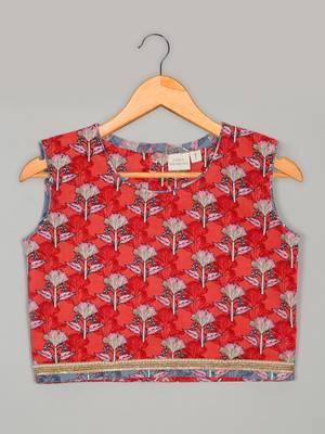 Saka Designs Girls Floral Printed Lehenga Choli With Dupatta - Grey & Pink 2