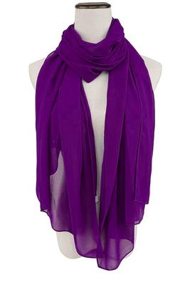 Purple embroidered georgette islamic-kaftans with hijab 4