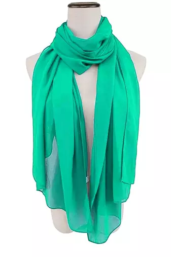Sea-Green color Full Sleeves Handmade Moroccan Kaftan with hijab