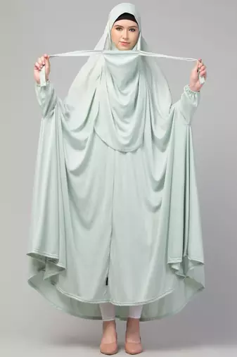 Extra Nose Piece Head To Toe Free Size Jilbab Prayer hijab for hajj and umrah