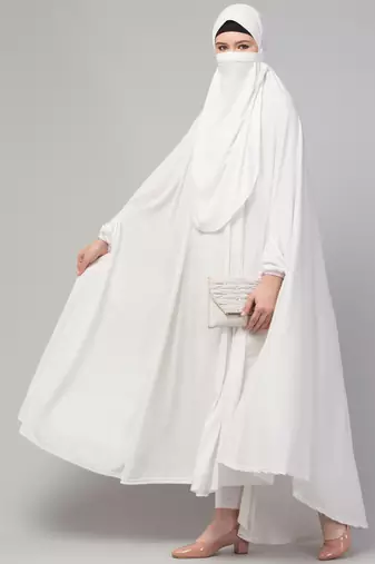 Extra Nose Piece Head To Toe Free Size Jilbab