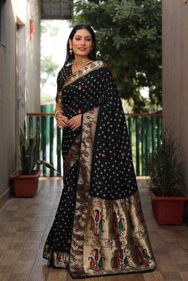 Dola Soft Silk Paithani With Bandhej Sarees  2