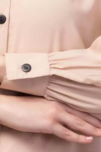 Nazneen Front open Band Colar & cuff Daily wear casual Abaya