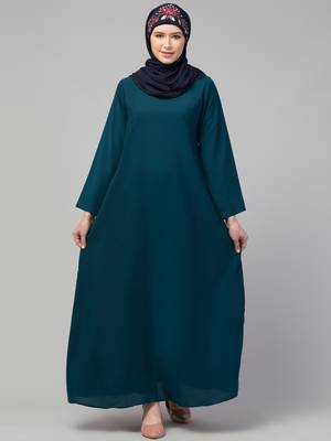 Flare daily wear basic Casual Abaya 1