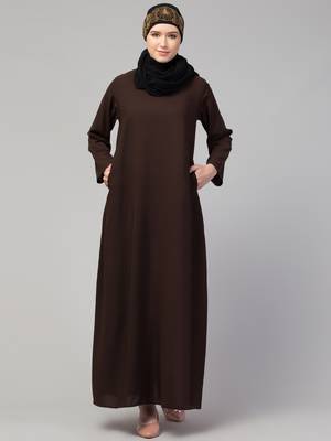 Flare daily wear basic Casual Abaya 1