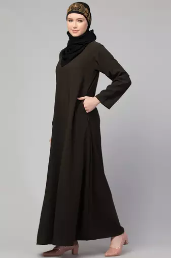 Flare daily wear basic Casual Abaya