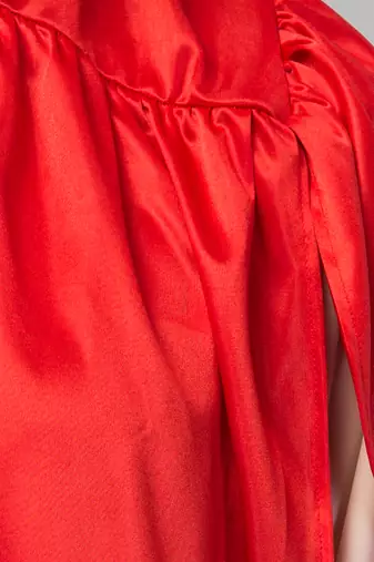 janab e aala ready-to-wear prayer hijab – red