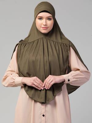 Gathered Instant Ready to Wear Prayer Hijab 1