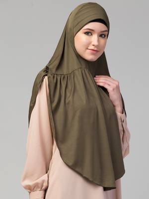 Gathered Instant Ready to Wear Prayer Hijab 5