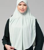 ready-to-wear gathered prayer hijab by janab-e-aala