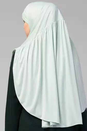 ready-to-wear gathered prayer hijab by janab-e-aala