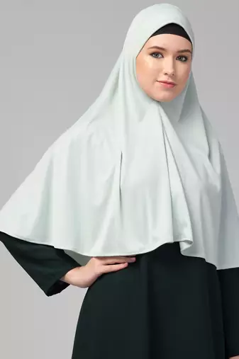 Janab E Aala Polyester Hijab Sea Green