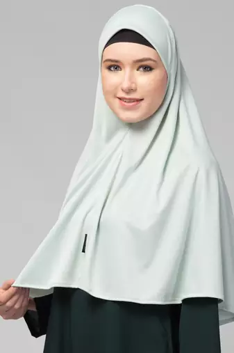 Janab E Aala Polyester Hijab Sea Green