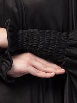 Ready to Wear tie at back smoking at wrist with Naqab instant Khimer Prayer hijab For Hajj and Umrah 5