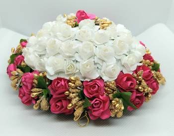 Pink & white bridal juda 2