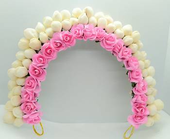 Baby pink gajra 2
