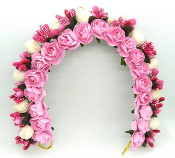 Baby pink pollens gajra 2