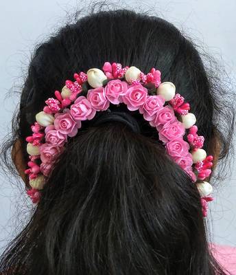 Baby pink pollens gajra 1