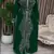 Dark Green Moroccan Kaftan With hijab