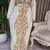 OFF White Moroccan Kaftan With hijab