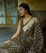 Digital Print Muslin Chanderi Saree Luxurious Muslin Chanderi Saree with Intricate Design