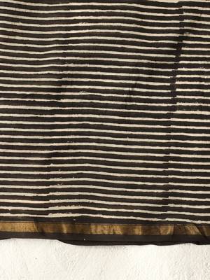 Digital Print Muslin Chanderi Saree Luxurious Muslin Chanderi Saree with Intricate Design 5