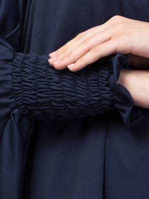 Ready to Wear tie at back smoking at wrist with Naqab instant Khimer Prayer hijab For Hajj and Umrah 4