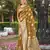 Mustard simmer silk zari weaving saree